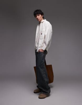 Carhartt Cotton Shirt-style Jacket In Neutral