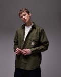[Carhartt WIP] Carhartt WIP Irwin shirt in khaki-Green XS Khaki