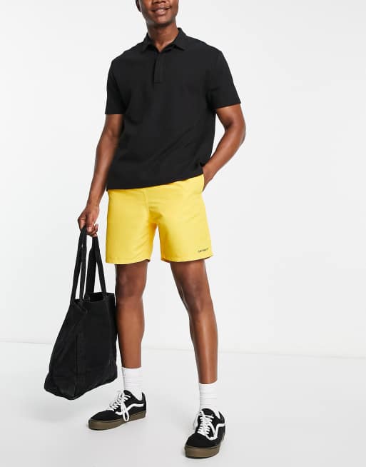Carhartt WIP - Island - Gule badeshorts, 3 af 4