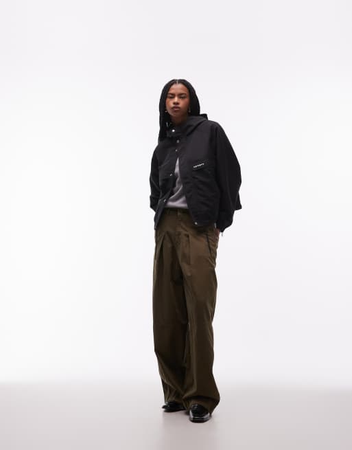 Carhartt WIP - Iwan - Giacca idrorepellente nera con cappuccio, 2 di 4