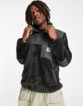 [Carhartt WIP] Carhartt WIP Jackson pile fleece sweat in black M BLACK