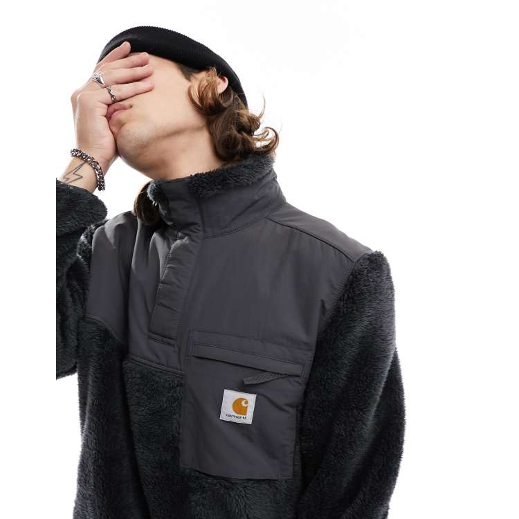 Carhartt WIP - Jackson - Sweat en polaire pelucheuse à col zippé
