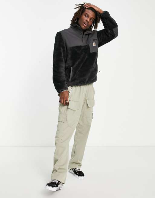 Carhartt WIP – Jackson – Sweatjacke aus Flor-Fleece in Schwarz, 3 von 4