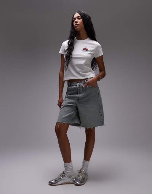 Carhartt WIP jake garcia motif back t-shirt in white, 3 of 4