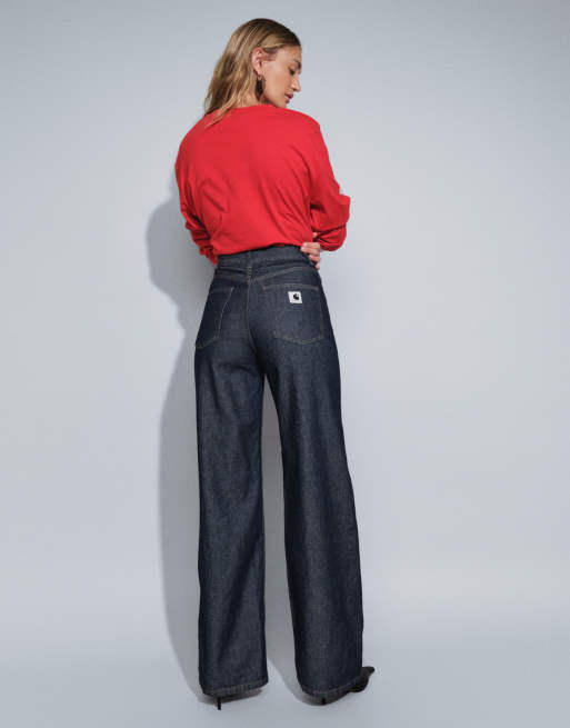 Carhartt WIP Jane jean large à jambes larges bleu délavé, 3 de 5