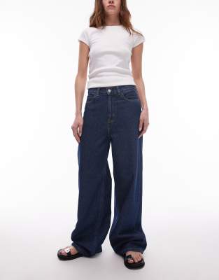 Carhartt WIP - Jane - Jeans in Blau mit weitem Schnitt