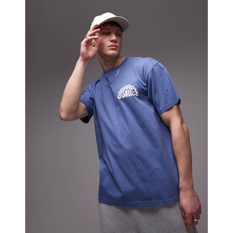 Carhartt WIP jazzy graphic t-shirt in blue | ASOS