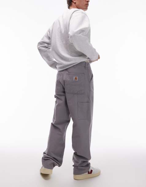 Carhartt WIP - Jean à genoux renforcés - Gris - view 1