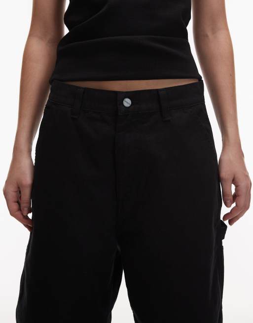 Carhartt WIP jean Brandon baggy coupe ample à genou unique délavage noir, 5 de 5