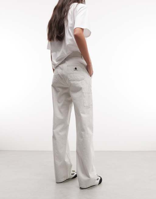 Carhartt WIP jean coupe droite relaxed Mercer à rayures grises, 2 de 5