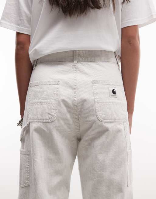 Carhartt WIP jean coupe droite relaxed Mercer à rayures grises, 4 de 5