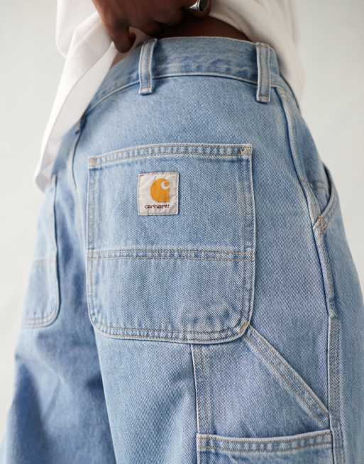Carhartt WIP - Jeans dritti vestibilità comoda lavaggio azzurro , 3 di 5