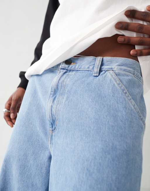 Carhartt WIP - Jeans dritti vestibilità comoda lavaggio azzurro , 5 di 5