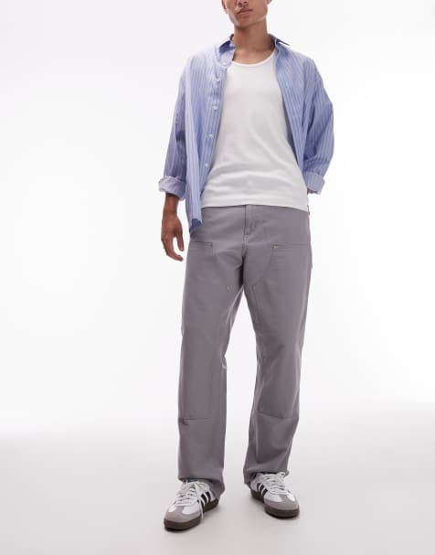 Carhartt WIP - Jeans met dubbele kniestukken in grijs - view 1