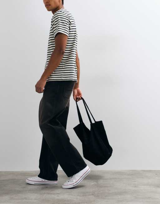 Carhartt WIP jeans Simple relaxed straight fit con lavaggio nero, 2 di 5