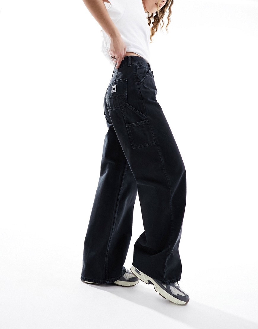 Carhartt WIP jens loose fit trousers in black