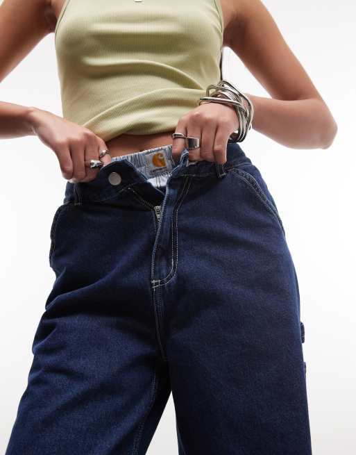 Carhartt WIP Jens vaqueros de corte holgado en rinse, 5 de 5
