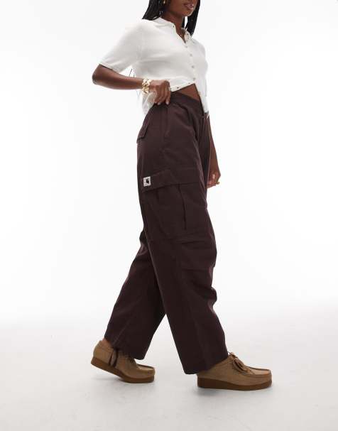 Carhartt WIP jet cargo trousers in brown