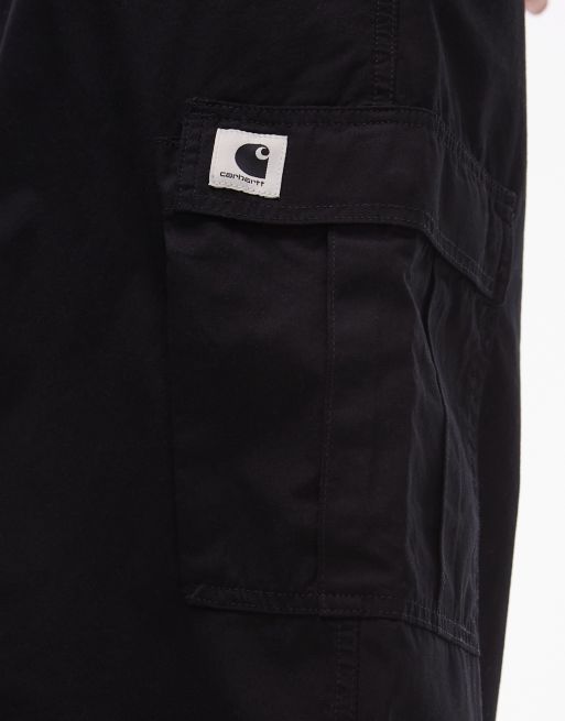 Carhartt WIP – Jet – Czarna spódnica z kieszeniami cargo, 4 z 5