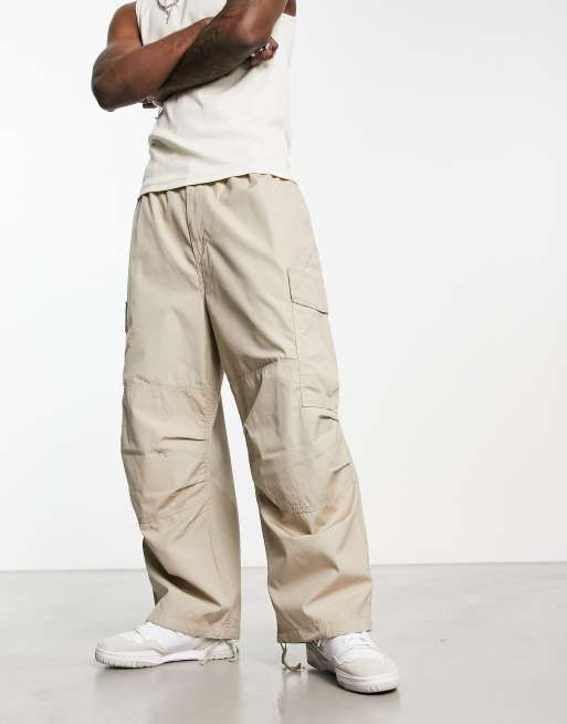 Carhartt WIP Jet extra relaxed cargo pants in beige