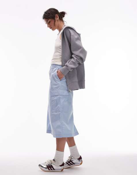 Carhartt WIP Jet cargo skirt in blue 