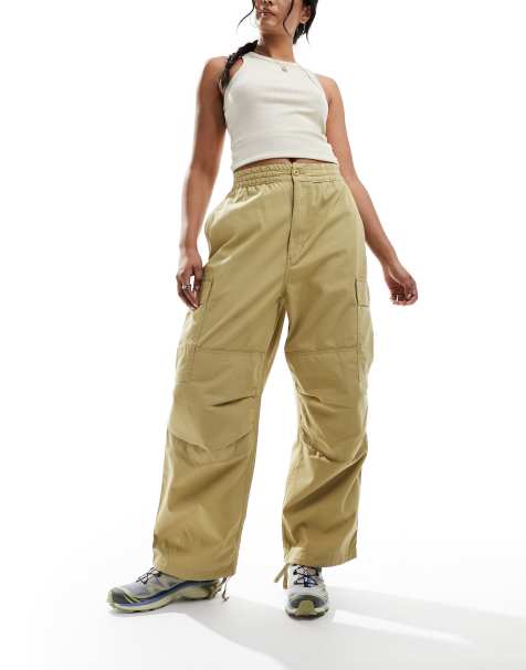 Carhartt WIP jet parachute cargos pants in brown  - view 1