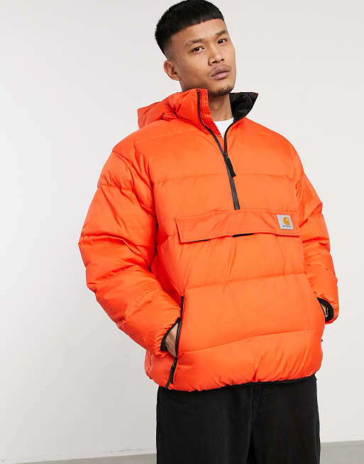 Carhartt WIP jones padded jacket in orange