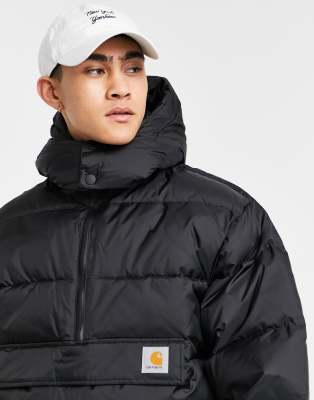 quarter zip puffer