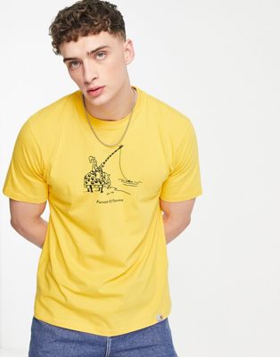 Carhartt WIP jousting t-shirt in yellow