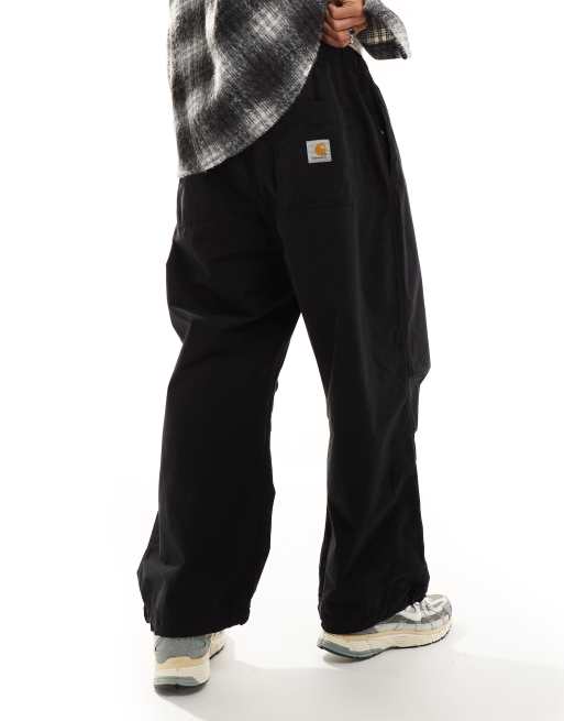 Carhartt WIP Judd loose fit pants in black | ASOS