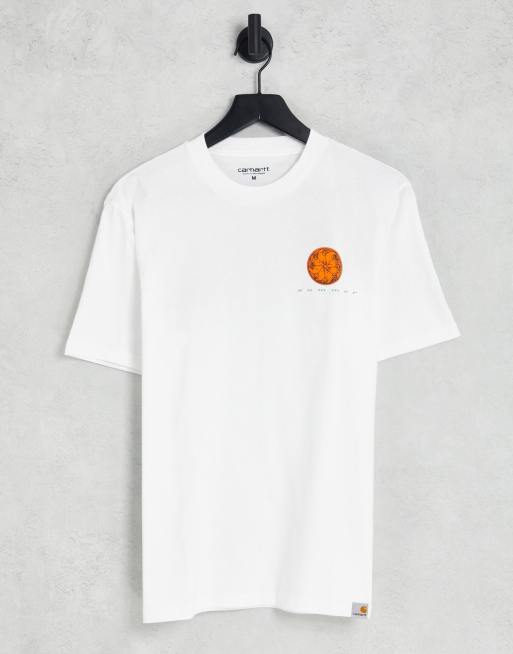 Carhartt WIP - Juice - T-shirt met print op de rug in wit