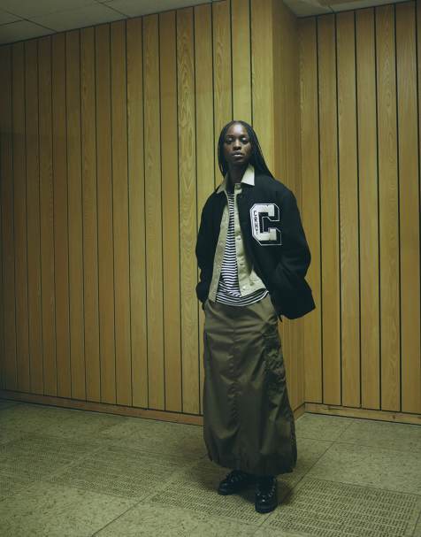 Carhartt WIP - Jupe longue cargo - Vert - view 1