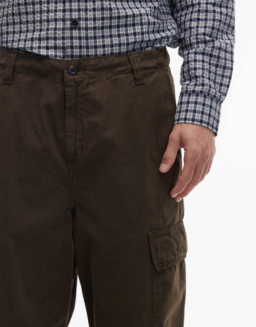 Carhartt WIP kade cargo trouser in brown, 5 of 5