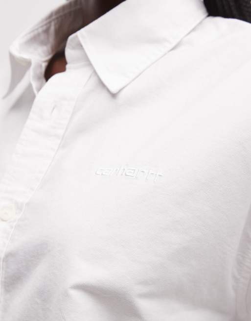 Carhartt WIP Kaia Kurzarmhemd in Weiß, 4 von 4