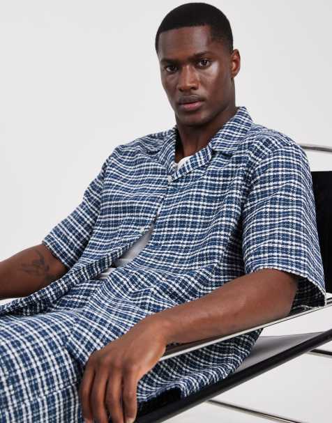 Carhartt WIP kander shirt co-ord in blue check - view 1