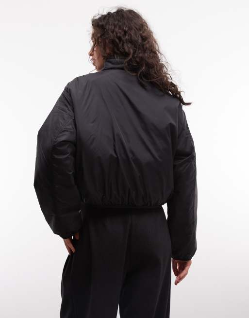 Carhartt WIP Kane high neck liner jacket in black, 4 of 4