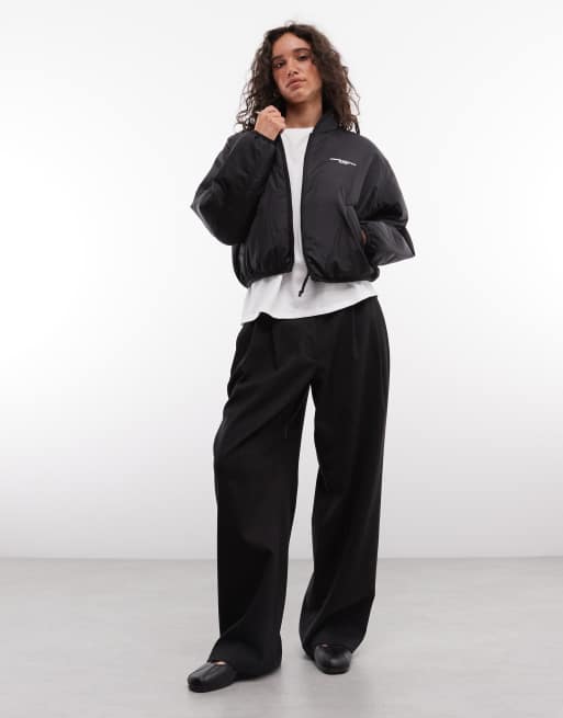 Carhartt WIP Kane jack met hoge hals in zwart, 2 van 4