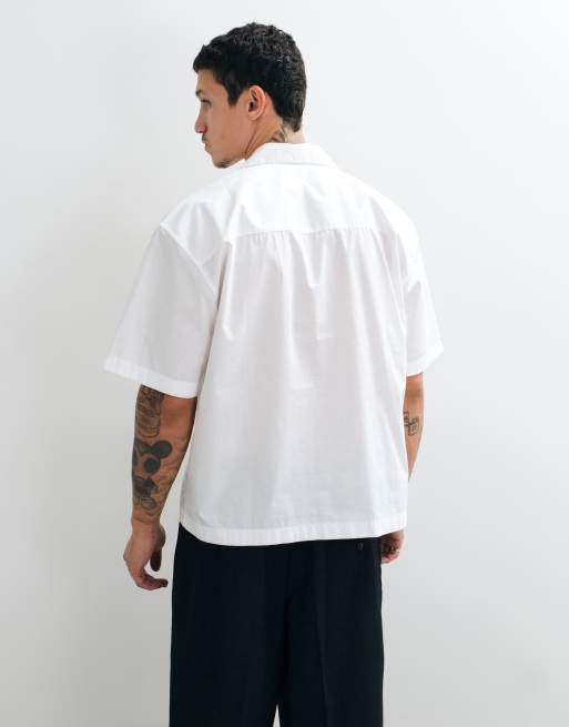 Carhartt WIP Kendry skjorta med reverskrage i vitt, 5 av 5