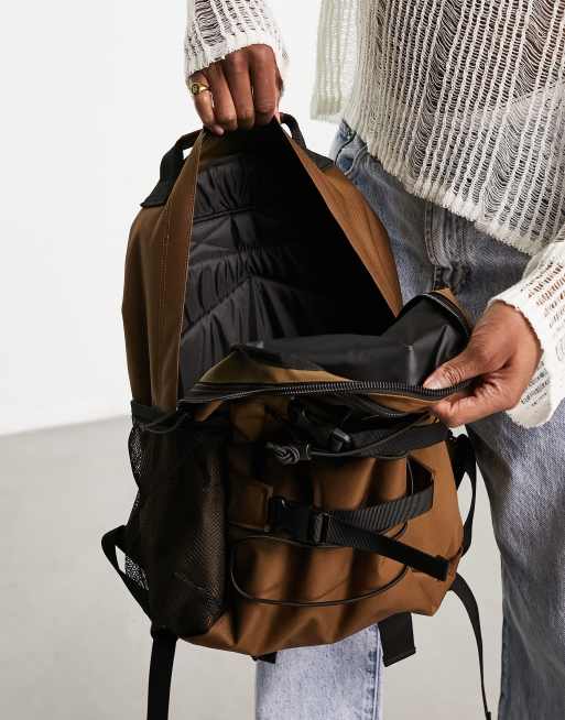 Carhartt WIP Kickflip Backpack In Brown, ASOS