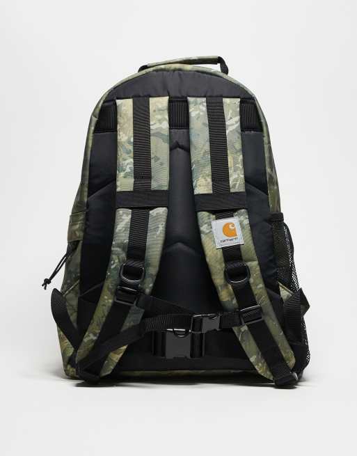 Carhartt Kickflip Backpack オリーブ×カモフラージュ Carhartt WIP Kickflip Backpack Duck Camo Green – Black Sheep