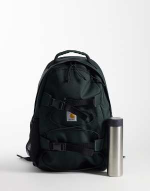 Carhartt WIP Kickflip backpack in dark green