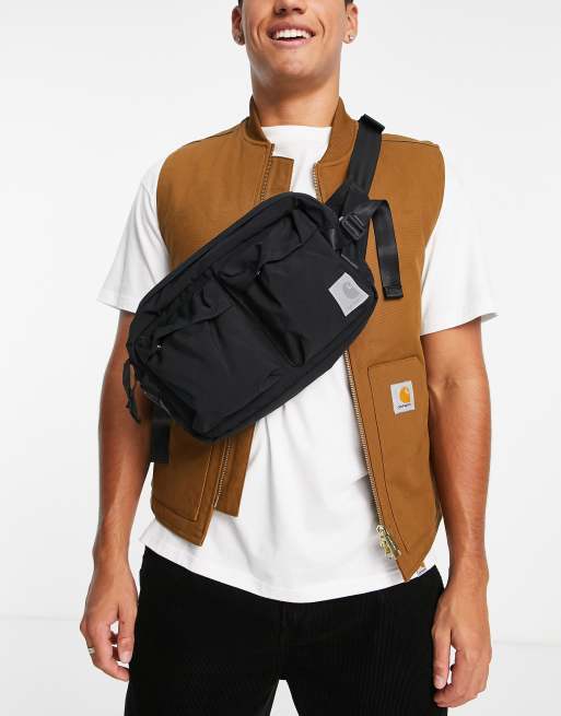 Carhartt WIP Essentials logo-patch Messenger Bag - Black