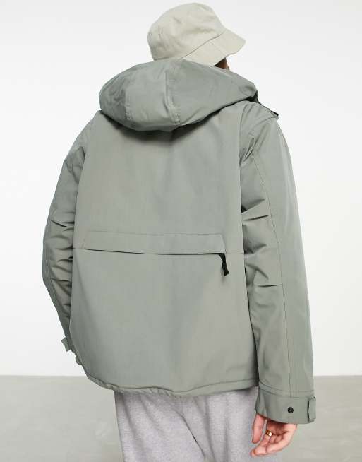 Carhartt WIP kilda fleece lined utility jacket in green | ASOS