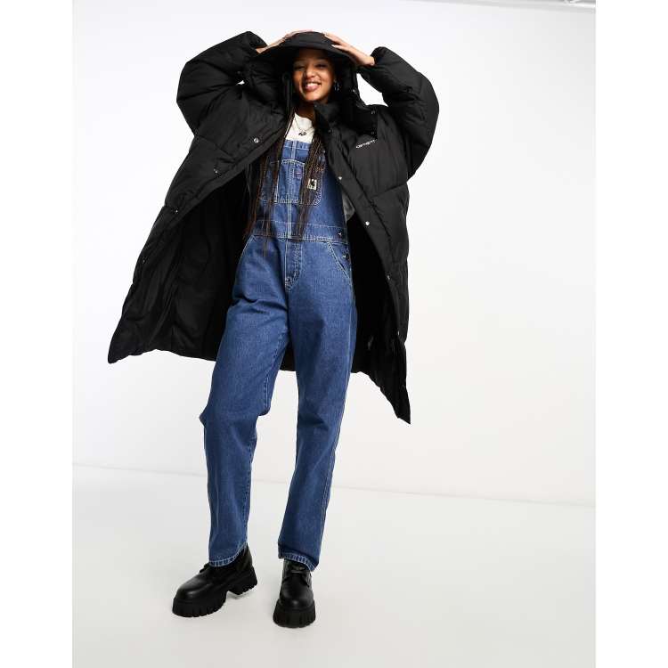 Carhartt WIP killington longline puffer parka in black | ASOS