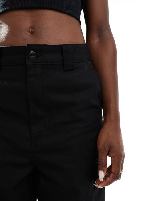 Carhartt WIP – Kingsley – Czarne spodnie z nogawkami ściąganymi na sznurek, 2 z 5