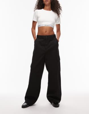 Carhartt Kingston Cargo Pants In Black