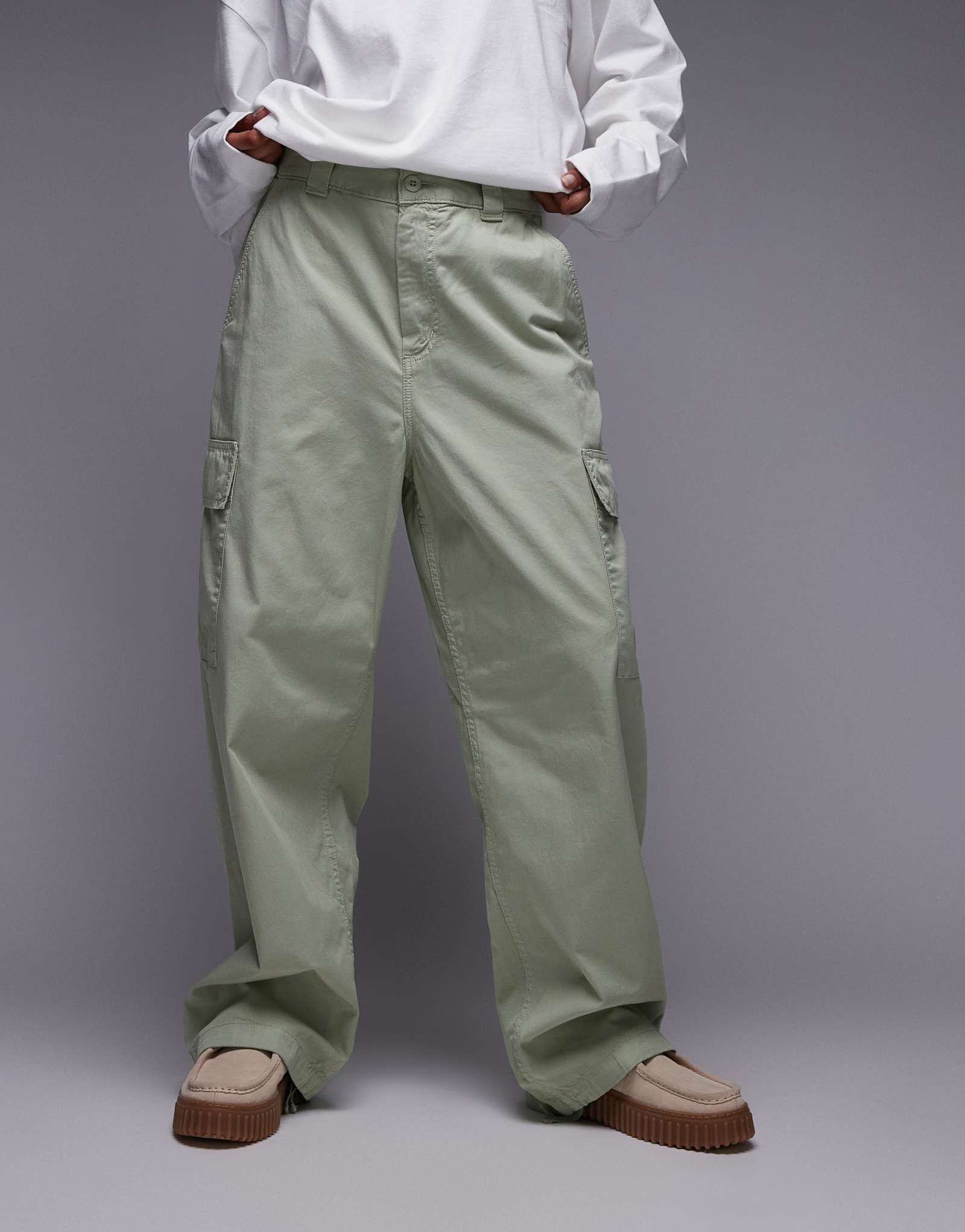 Брюки-карго Carhartt WIP kingston оливкового цвета