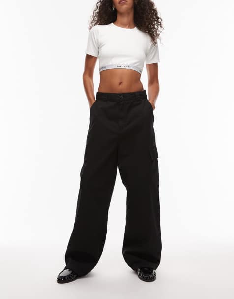 Carhartt WIP – Kingston – Cargohose in Schwarz - view 1