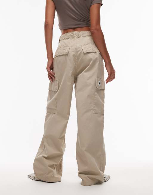 Carhartt WIP - Kingston - Pantaloni cargo beige, 3 di 5
