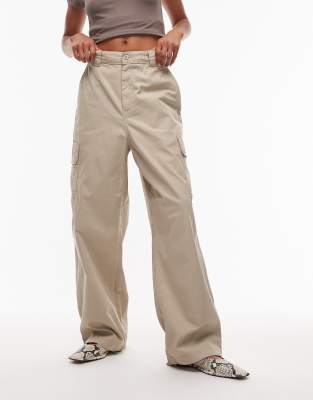 Carhartt WIP Carhartt WIP kingston straight leg cargo trousers in beige-Neutral